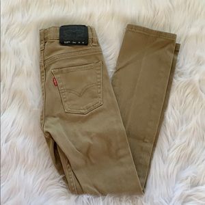 Levi’s boys 510 Skinny Tan Jeans Size 10